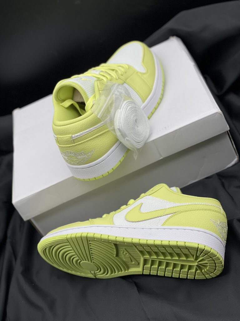 low top jordan 1 lime green