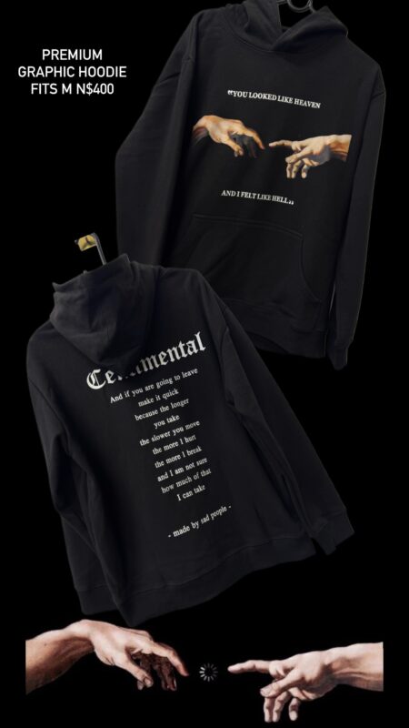 Premium Graphic Hoodie fits M N$400