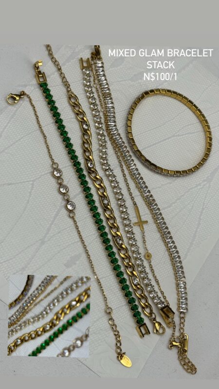 Mixed Glam Bracelets N$100/1