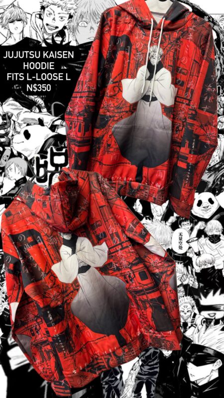 Jujutsu Kaisen Hoodie fits L-Loose L N$350