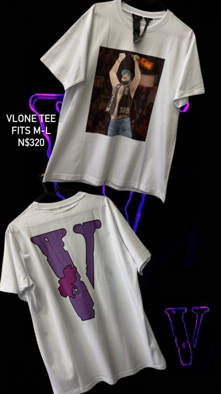 Vlone tee fits M-L N$320