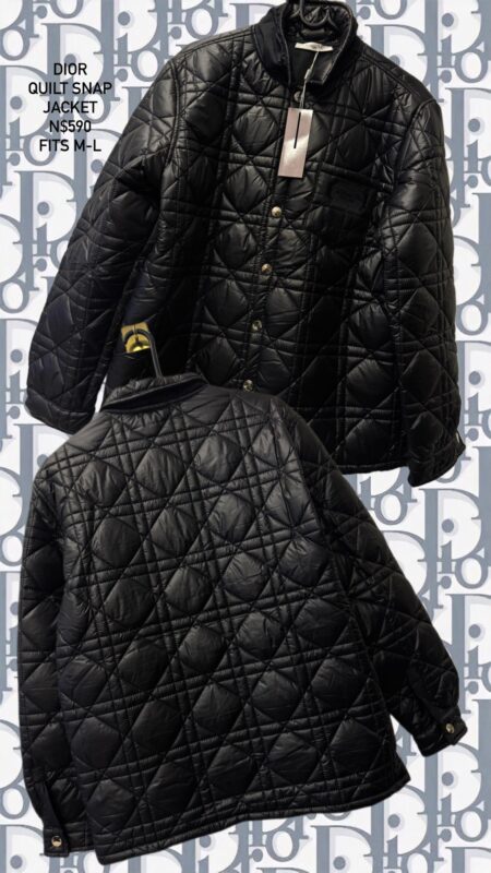 Dior Quilt Snap Jacket N$590 fits M-L