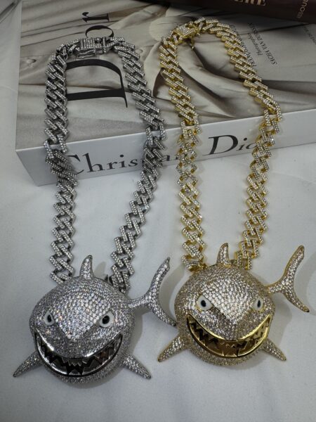 Giant 69 Shark Necklace