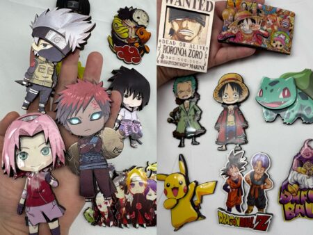 Anime 3D Fridge Magnet N$80/1( Any metal surface works)