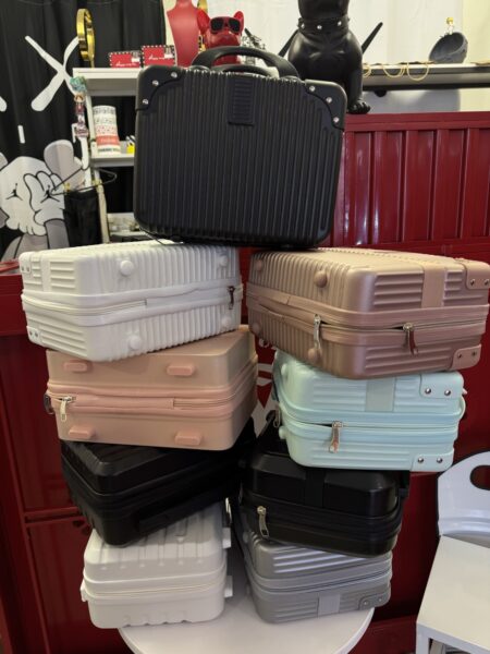 Assorted Hard Shell Hand Carry Vanity Case 14 inch N$300/1