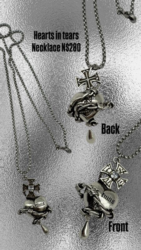 Hearts in tears Necklace N$280
