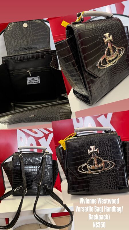 Vivienne Westwood Versatile Bag( Handbag/ Backpack) N$350
