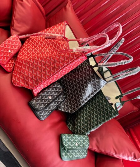Goyard Saint Louis Tote Bag with Detachable Pouch GM Size