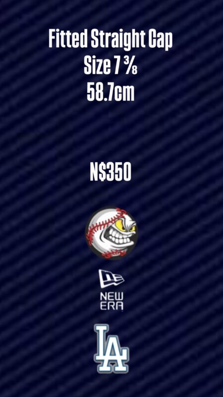 New Era FIFTY Fitted Straight Cap-Size 7 ⅜ (58.7cm) N$350/1