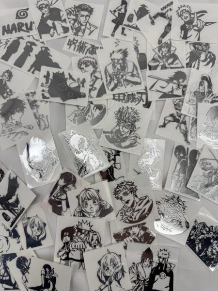 Assorted 3D Metallic Stickers N$20/3 PCs
