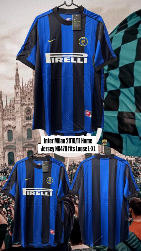 Inter Milan 2010/11 Home Jersey N$470 fits Loose L-XL