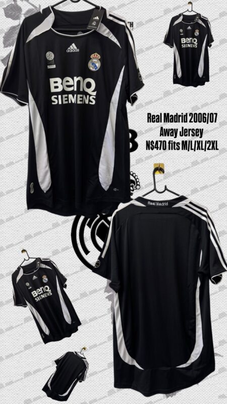 Real Madrid 2006/07 Away Jersey N$470 fits M/L/XL/2XL