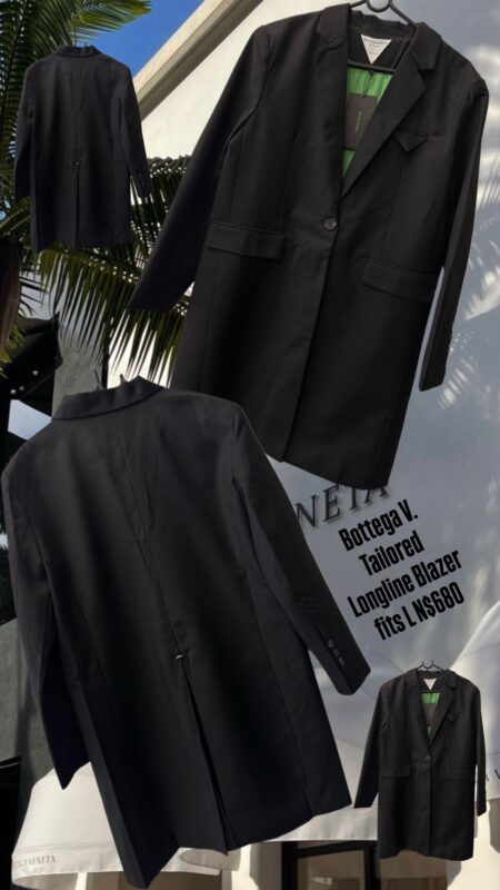 Bottega Veneta Tailored Longline Blazer fits L N$680