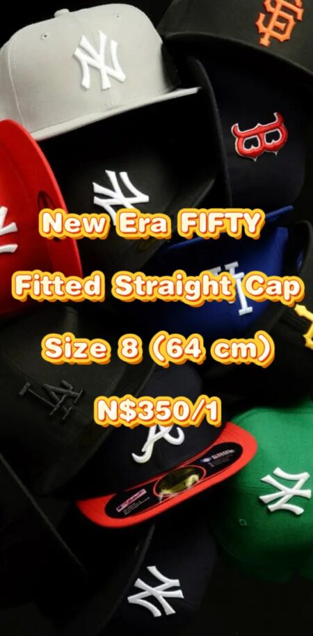 New Era FIFTY Fitted Straight Cap-Size 8 (64 cm) N$350/1