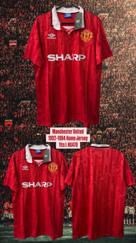Manchester United 1992–1994 Home Jersey fits L N$470