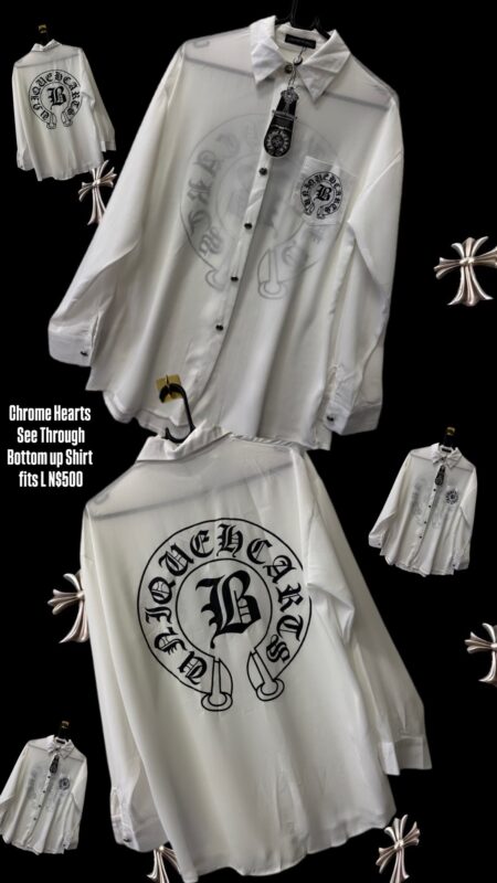 Chrome Hearts See Through Bottom up Shirt fits L N$500