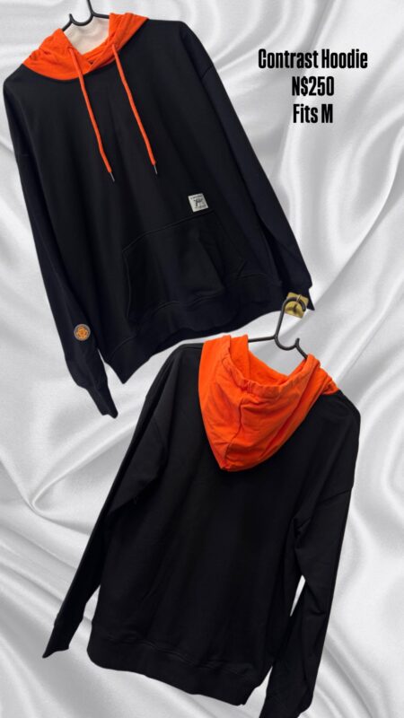 Contrast Hoodie N$250 fits M