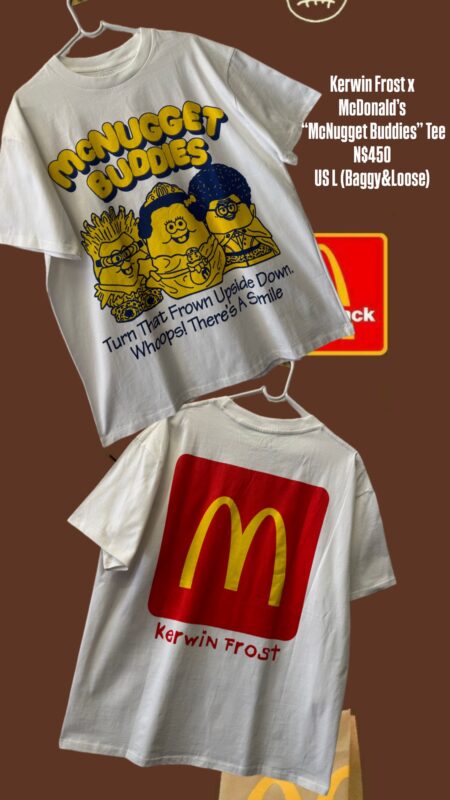 Kerwin Frost x McDonald’s “McNugget Buddies” Tee N$450 US L (Baggy&Loose)