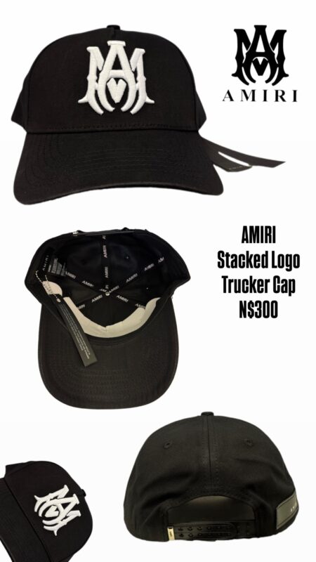 AMIRI Stacked Logo Trucker Cap N$300