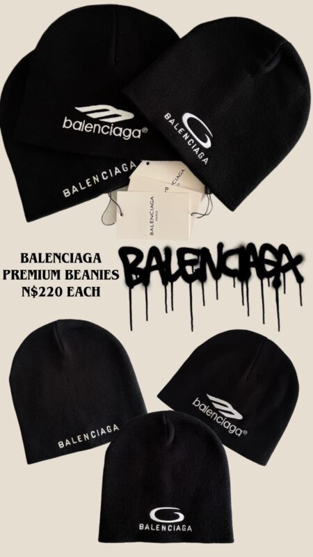 Balenciaga Premium Beanies N$220 each
