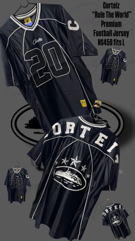 Corteiz “Rule The World” Premium Football Jersey N$450 fits L