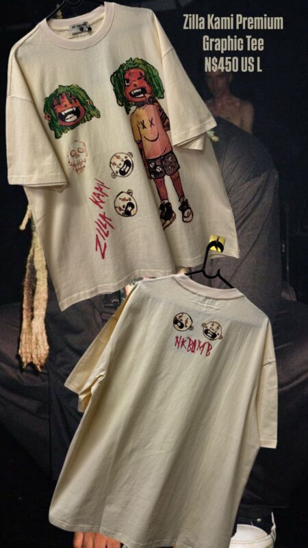 Zilla Kami Premium Graphic Tee N$450 US L