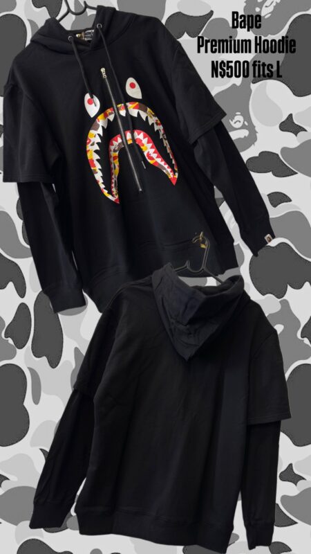 Bape Premium Hoodie N$500 fits L