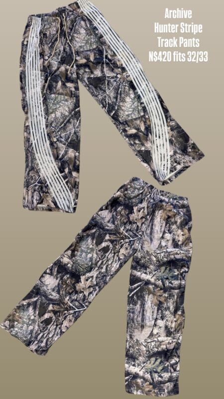 Archive Hunter Stripe Track Pants N$420 fits 32/33