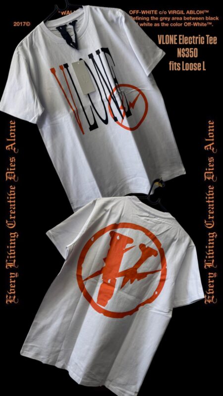 VLONE Electric Tee N$350 fits Loose L