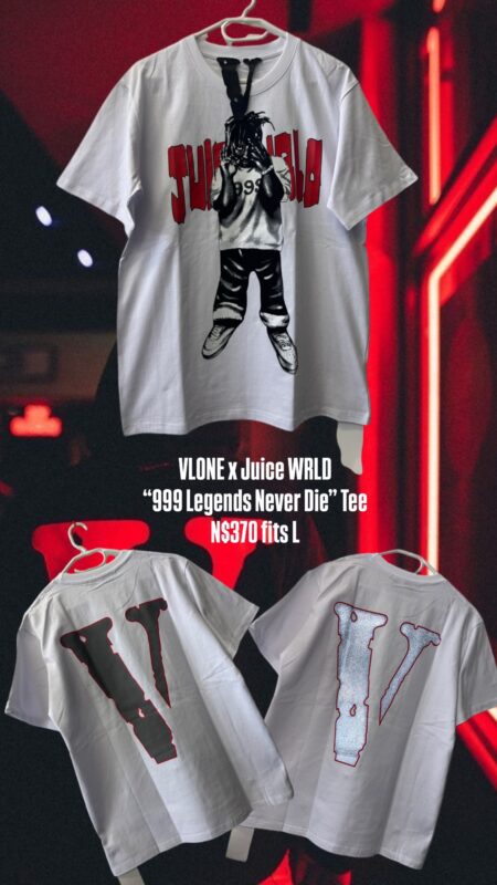 VLONE x Juice WRLD “999 Legends Never Die” Tee N$370 fits L
