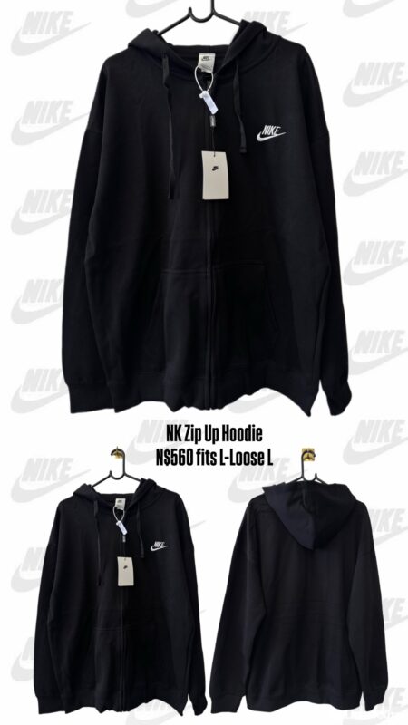 Nike Zip Up Hoodie N$560 fits L-Loose L