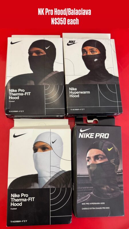 NK Pro Hood/Balaclava N$350 each