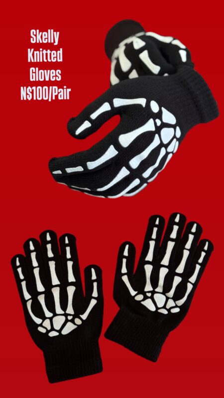 Skelly Knitted Gloves N$100/Pair