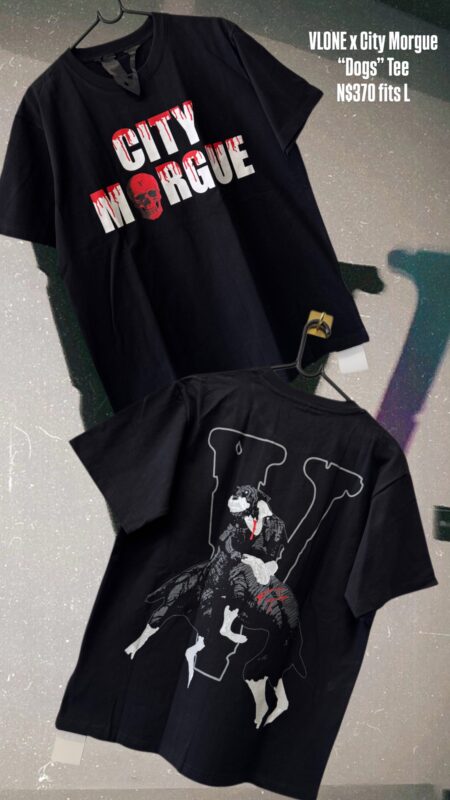 VLONE x City Morgue “Dogs” Tee N$370 fits L