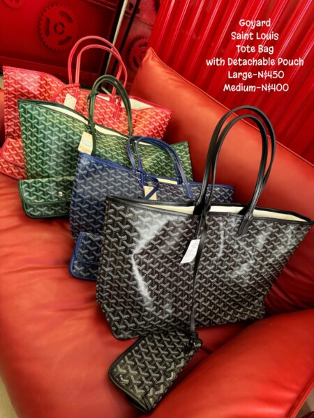 Goyard Saint Louis Tote Bag with Detachable Pouch
