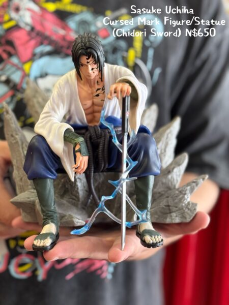 Sasuke Uchiha Cursed Mark Figure/Statue (Chidori Sword) N$650