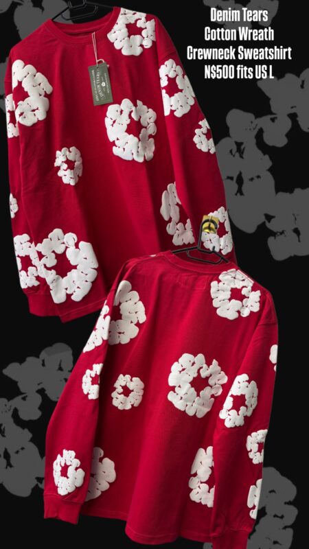 Denim Tears Cotton Wreath Crewneck Sweatshirt N$500 fits US L