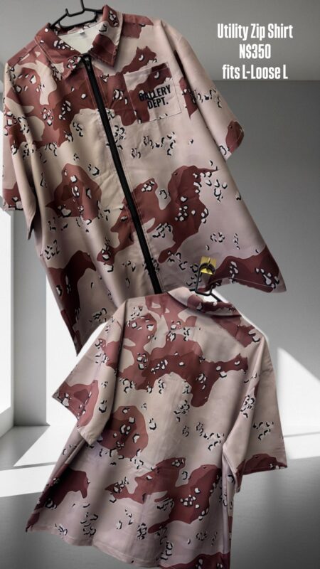 Utility Zip Shirt N$350 fits L-Loose L