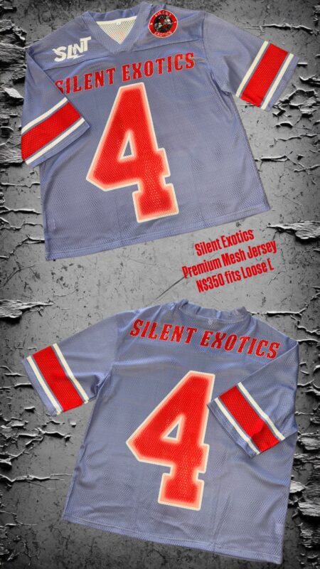 Silent Exotics Premium Mesh Jersey N$350 fits Loose L