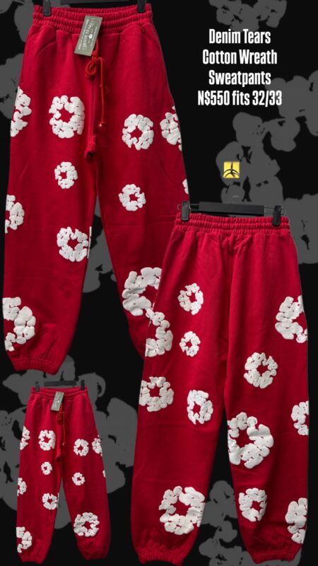 Denim Tears Cotton Wreath Sweatpants N$550 fits 32/33