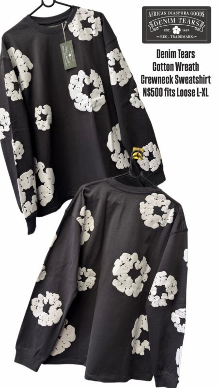 Denim Tears Cotton Wreath Crewneck Sweatshirt N$500 fits Loose L-XL