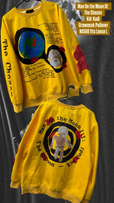 Man On the Moon III: The Chosen – Kid Cudi Crewneck Pullover N$500 fits Loose L