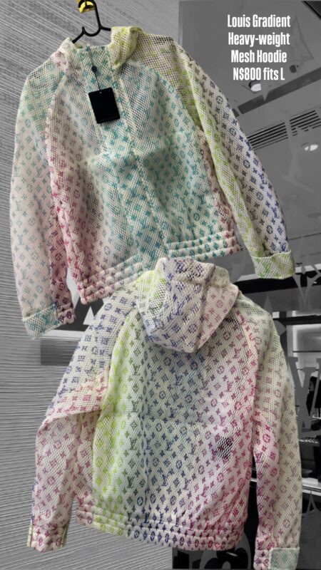 Louis Gradient Heavy-weight Mesh Hoodie N$800 fits L