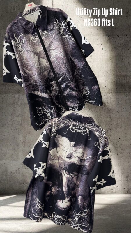 Utility Zip Up Shirt N$360 fits L