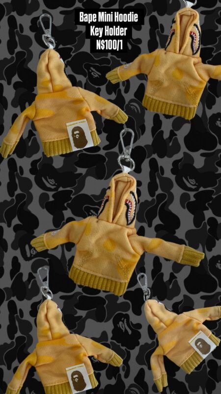 Bape Mini Hoodie Key Holder N$100/1