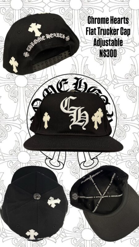 Chrome Hearts Flat Trucker Cap Adjustable N$300