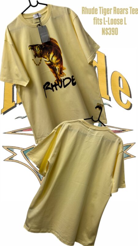 Rhude Tiger Roars Tee fits L-Loose L N$390