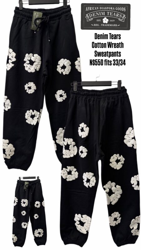 Denim Tears Cotton Wreath Sweatpants N$550 fits 33/34