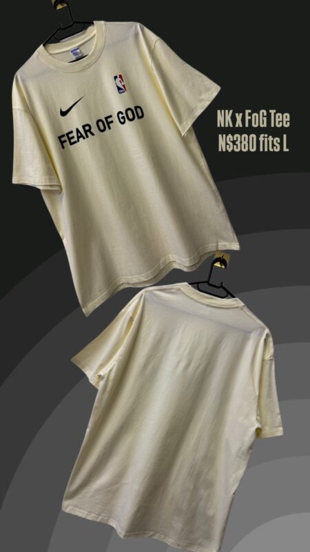 NK x FoG Tee N$380 fits L