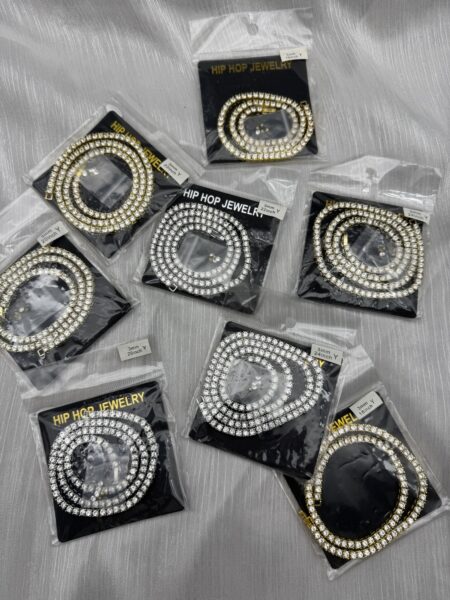 Compact Tennis Chains/Necklace & Bracelet